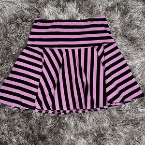 Betsey Johnson VINTAGE cotton lycra striped skirt - size P💐